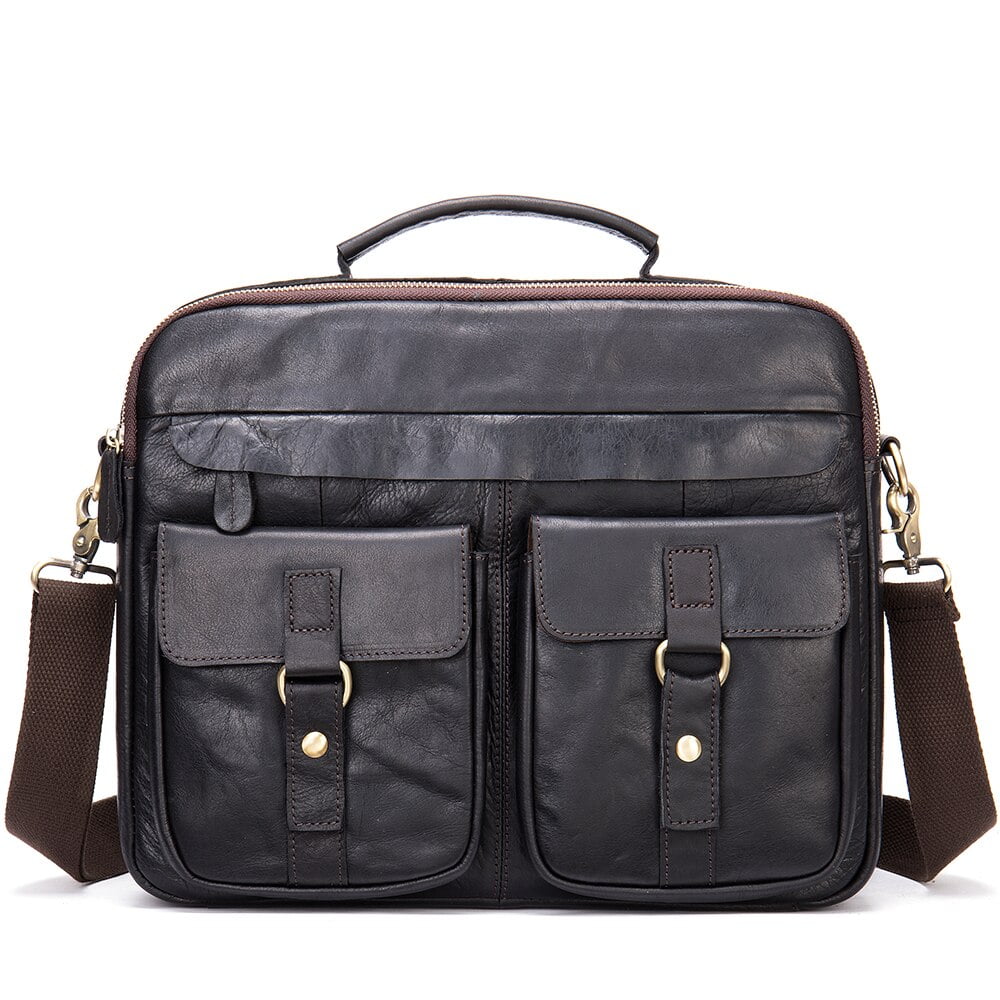Men's Shoulder Bag Genuine Leather Men's Designer Bag