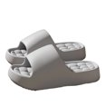 thumbnail image 1 of Men's Shower Slippers Non-Slip Bathroom Sandals with Drainage Holes, Quick Dry EVA Pool Slides for Home Gym Spa, Lightweight Anti-Slip Bath Shoes (Gray, 44), 1 of 3