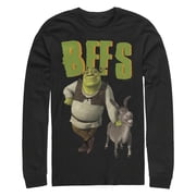 Mens Shrek Donkey and Shrek Best Friends Long Sleeve Shirt