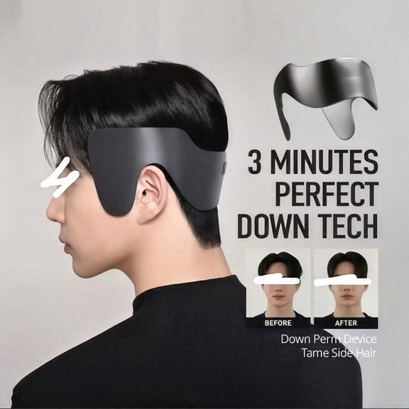Men's Sideburn Hair Straightener for Short Hair, Anti-Curl and Frizz Control Styling Tool, Professional Hair Smoothing Device for Dating and Travel, Holiday Mini Gifts