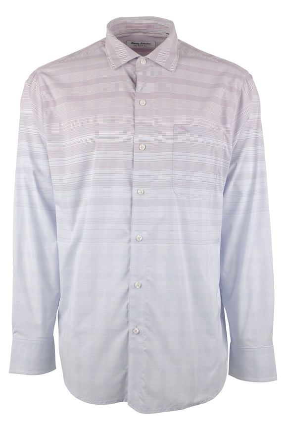 Men's Siesta Key Ombre Long Sleeved Shirt-DP-Large