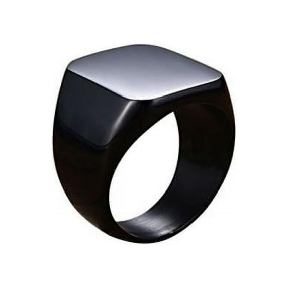 Men's Signet Rings Stainless Steel Fashion Jewelry Rings Biker Ring Gift Decor