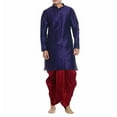 thumbnail image 1 of Men's Silk Blend Bollywood Style Designer Party Wear Indian Ethnic Dhoti Kurta, 1 of 2