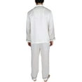 thumbnail image 1 of Men's Silk Sleepwear 100% Silk Pajamas Set, 1 of 11