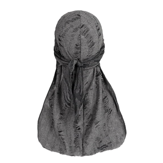 Men's Silky Durag, Breathable Doo Rag Cap with Adjustable Long Tail, Sun Protection Streetwear Headwrap for Running, Cycling, Yoga, Dance and Everyday Wear