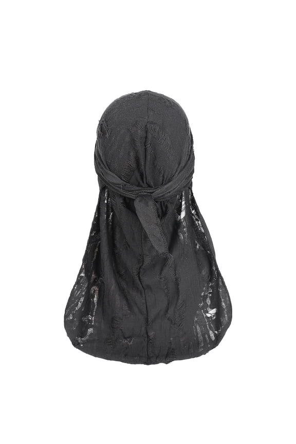 Men's Silky Durag, Breathable Doo Rag Cap with Adjustable Long Tail, Sun Protection Streetwear Headwrap for Running, Cycling, Yoga, Dance and Everyday Wear