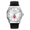 thumbnail image 1 of Men's Silver Indiana Hoosiers Leather Watch, 1 of 1