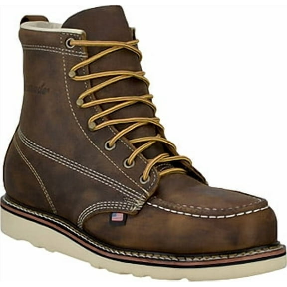 Men's Silverado 6" Steel Toe Wedge Sole Moc Toe Work Boot (U.S.A. Made) 7761BST