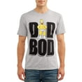 thumbnail image 1 of Americana Mens' Simpsons Dad BOD Graphic Tee/T-Shirt (Grey, Small, S, 34/36), 1 of 4
