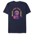 thumbnail image 1 of Men's Sing 2 Ash Rules Are for Fools  Graphic Tee Navy Blue 2X Large, 1 of 5