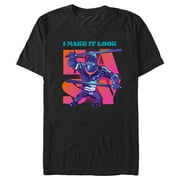 Mens Sing 2 Johnny I Make it Look Easy Graphic Tee Black Large