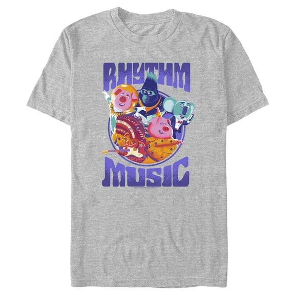 Men's Sing 2 Rhythm Music Graphic Tee Athletic Heather X Large
