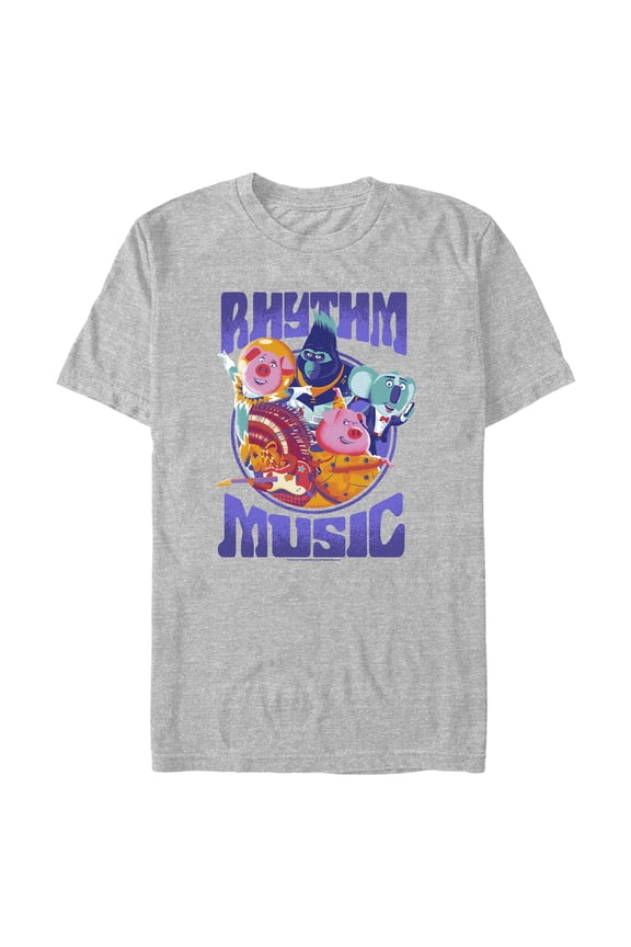 Men's Sing 2 Rhythm Music  Graphic Tee Athletic Heather X Large