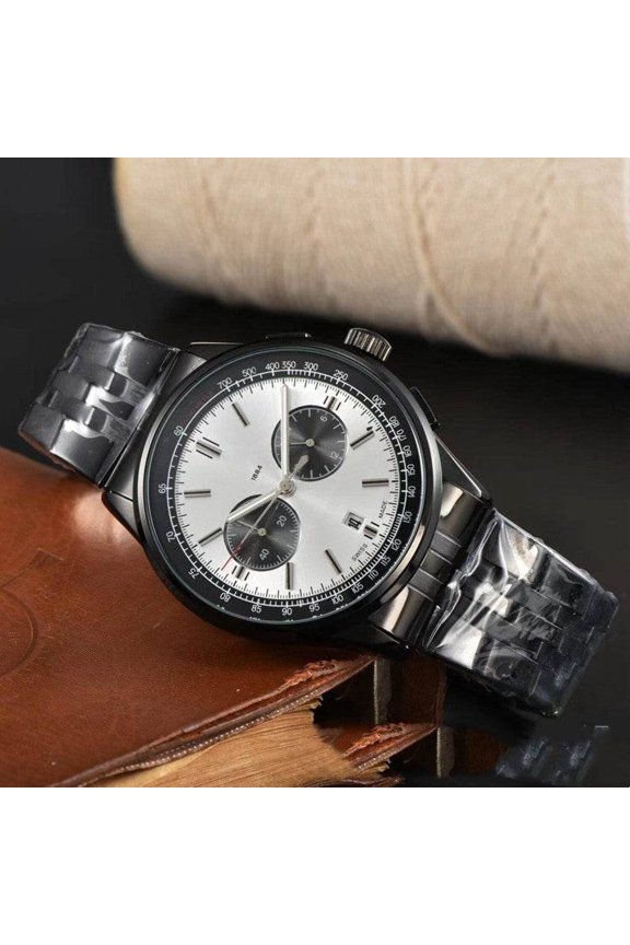 Men's Six-pin High Quality Quartz Steel Strap Watch