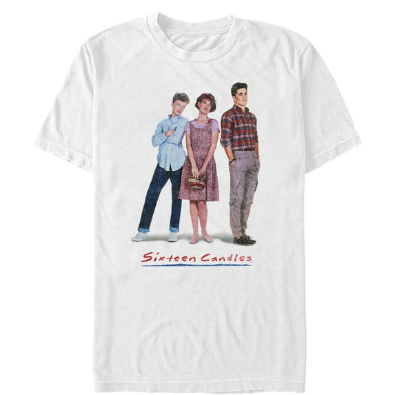 Men's Sixteen Candles Classic Movie Poster Graphic Tee White X Large