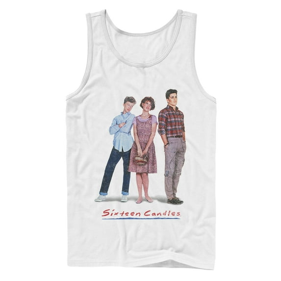 Men's Sixteen Candles Classic Movie Poster Tank Top White Large