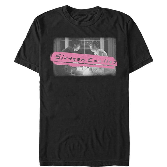 Men's Sixteen Candles Make a Wish Graphic Tee Black Small