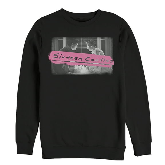 Men's Sixteen Candles Make a Wish  Sweatshirt Black Small