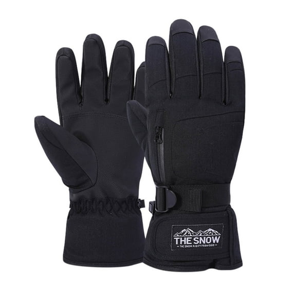 Men's Ski Gloves Warm Winter Windproof And Ski Sports Contact Screen Gloves