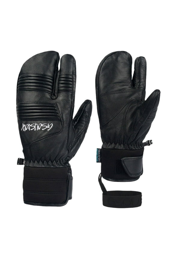 Men's Ski Gloves for Extreme Cold Weather Insulated with Sheepskin for Maximum Warmth and Grip Size:S