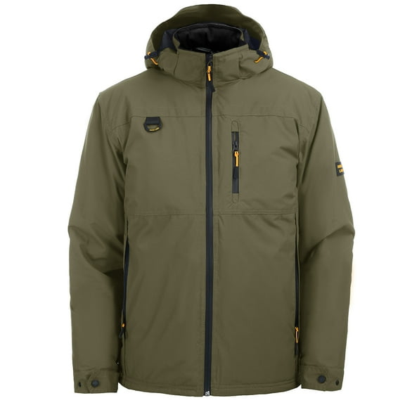 Men's Ski Jacket Down Insulated Waterproof Winter Jacket Windproof Snowboard Snow Coat