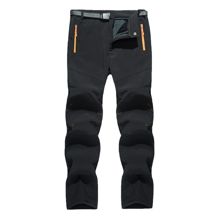 Men's Skiing Pants Waterproof Windproof Fleece Lined Hiking Cargo Insulated  Pants Winter Warm Snow Pants - Walmart.com