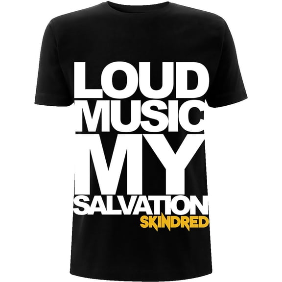 Men's Skindred Loud Music Slim Fit T-shirt Medium Black