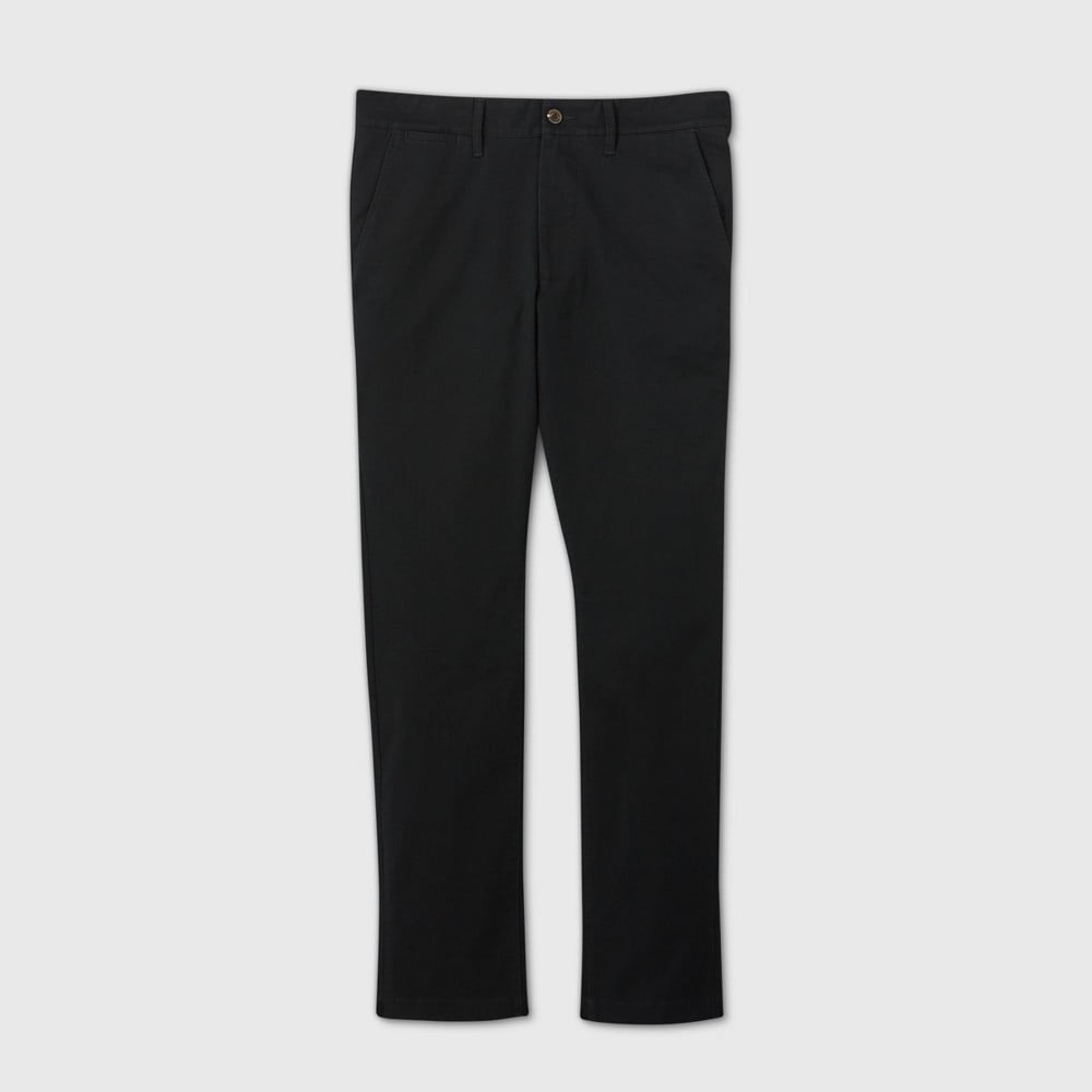 mens black chinos