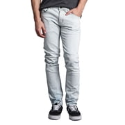 Men's Skinny Fit Stretch Raw Denim Jeans, Up To 42W
