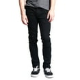 thumbnail image 1 of Men's Skinny Fit Stretch Raw Denim Jeans, Up To 42W, 1 of 5