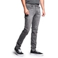 thumbnail image 1 of Men's Skinny Fit Stretch Raw Denim Jeans, Up To 42W, 1 of 5