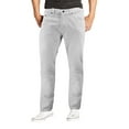 thumbnail image 1 of Men's Skinny Fit White Cotton Blend Denim Stretch Casual Work Jean Pants (White, 38W x 32L), 1 of 3