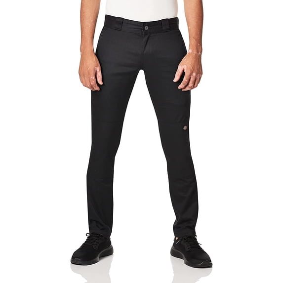 Men's Skinny Straight Fit Double Knee Work Pant 34 Inse