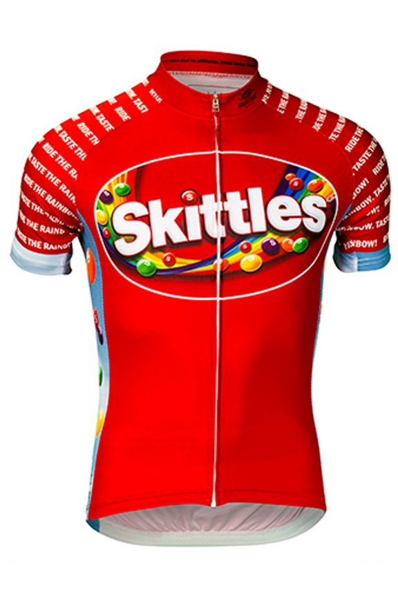Men's Skittles Ride the Rainbow Cycling Jersey - SKIP-M
