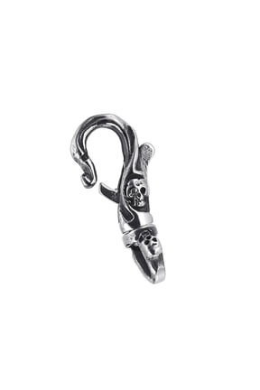 Men’s Skull Keychain Stainless Steel Keyring Gothic Jewelry Accessory for Car Keys Stylish Gift for Birthday Holiday