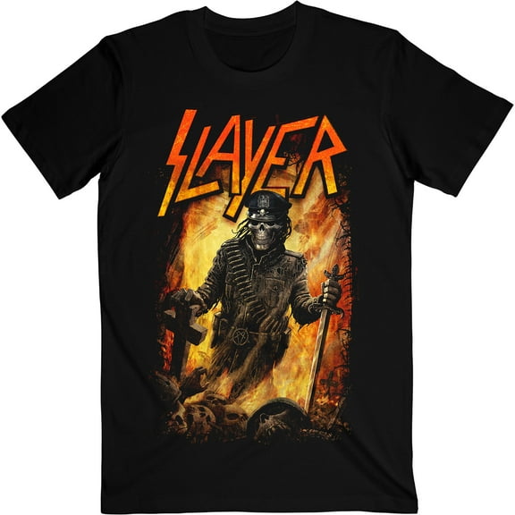 Men's Slayer Aftermath Slim Fit T-shirt Small Black