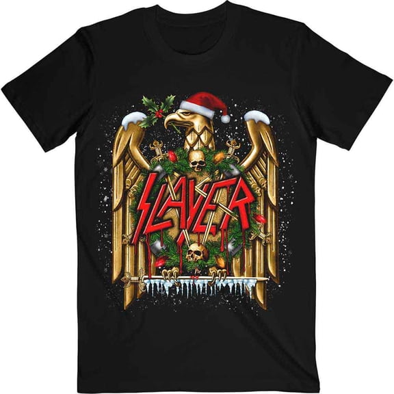 Men's Slayer Holiday Eagle T-shirt XX-Large Black