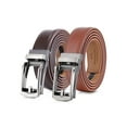 thumbnail image 1 of Men's Sleek Chic Leather Linxx 2 Pack Ratchet Belt, 1 of 6