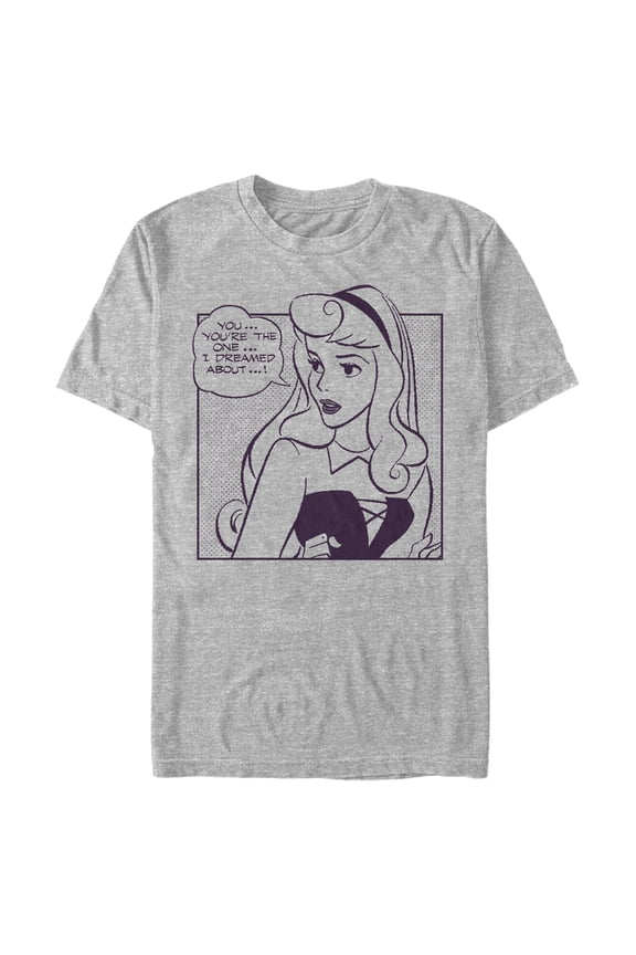 Men's Sleeping Beauty Aurora Comic Strip Graphic T-Shirt