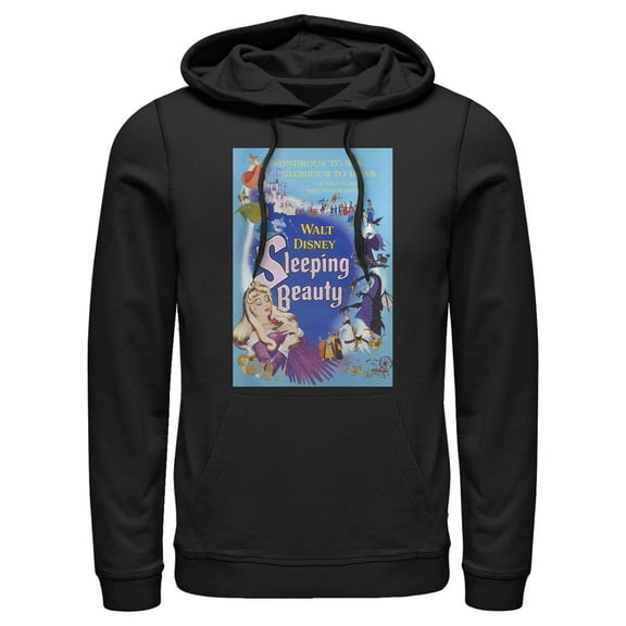 Men's Sleeping Beauty Classic Motion Picture Poster Pull Over Hoodie
