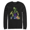 thumbnail image 1 of Men's Sleeping Beauty Maleficent Dragon  Long Sleeve Shirt Black Small, 1 of 3