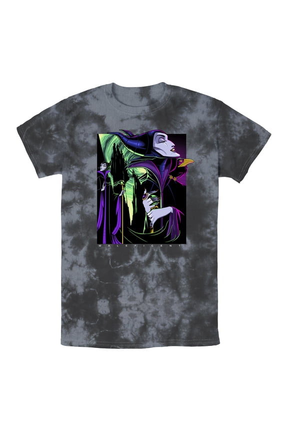 Men's Sleeping Beauty Maleficent Evil Queen Poster Graphic T-Shirt