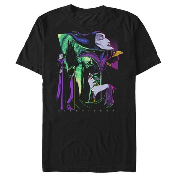 Men's Sleeping Beauty Maleficent Evil Queen Poster Graphic T-Shirt