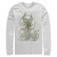 thumbnail image 1 of Men's Sleeping Beauty Maleficent Twisted Queen Long Sleeve Shirt White Small, 1 of 3