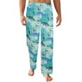 thumbnail image 1 of Men's Sleeping Pajama Pants – Teal-Lures - Men's Pajamas - M, 1 of 5