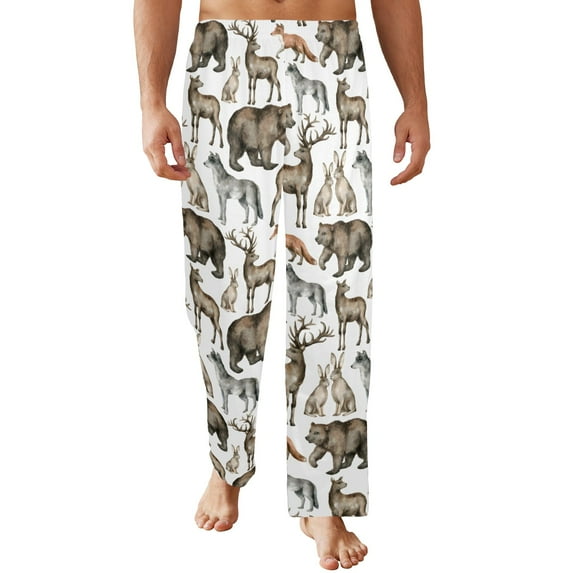 Men's Sleeping Pajama Pants – Wildlife - Men's Pajamas - XL