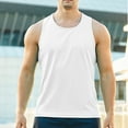 thumbnail image 1 of Men's Sleeveless Cotton Polyester Tank Top for Casual Wear and Sports, 1 of 7