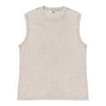 thumbnail image 1 of Men's Sleeveless Denim Tank Top Casual Vintage Washed Look For Summer ComFortable Fit Versatile Style, 1 of 5