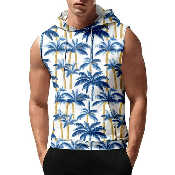 Men's Sleeveless Lightweight Summer Casual Wear Athletic Gym Tank Top
