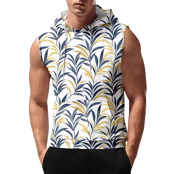 Men's Sleeveless Lightweight Summer Casual Wear Athletic Gym Tank Top
